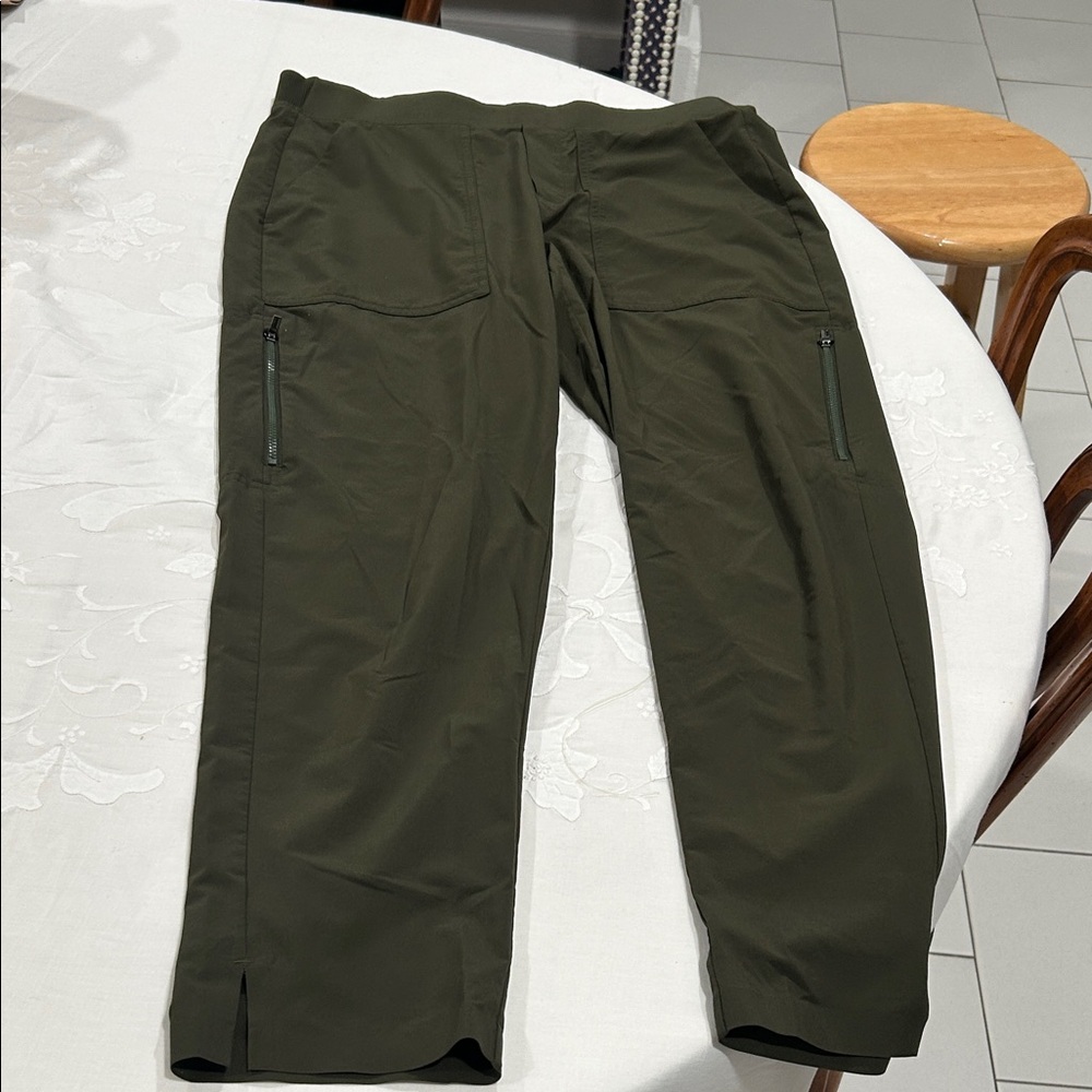 Athleta Olive Green Brooklyn Pants